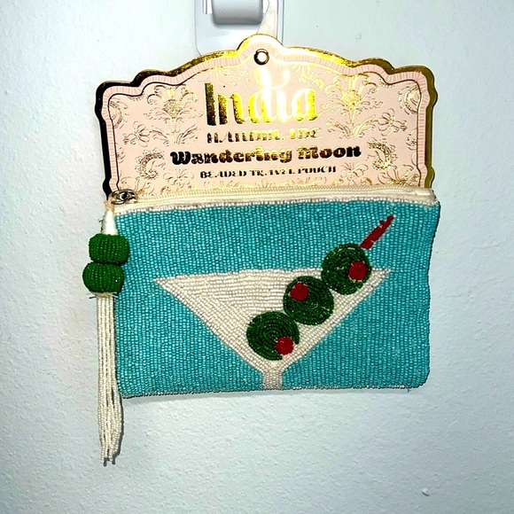 Wandering Moon | 🫒🍸Martini Glass Beaded Bag - Picture 1 of 4